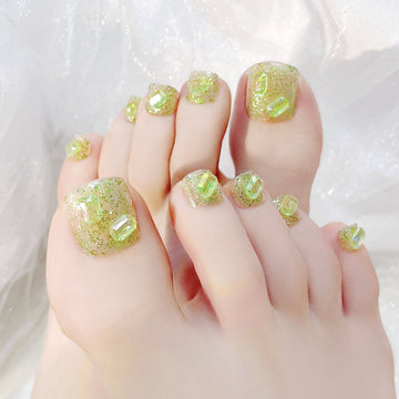 No.543 Green Toenails Patch 24pcs/Set
