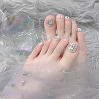 Fashion New Press On Toenails 24pcs/Set