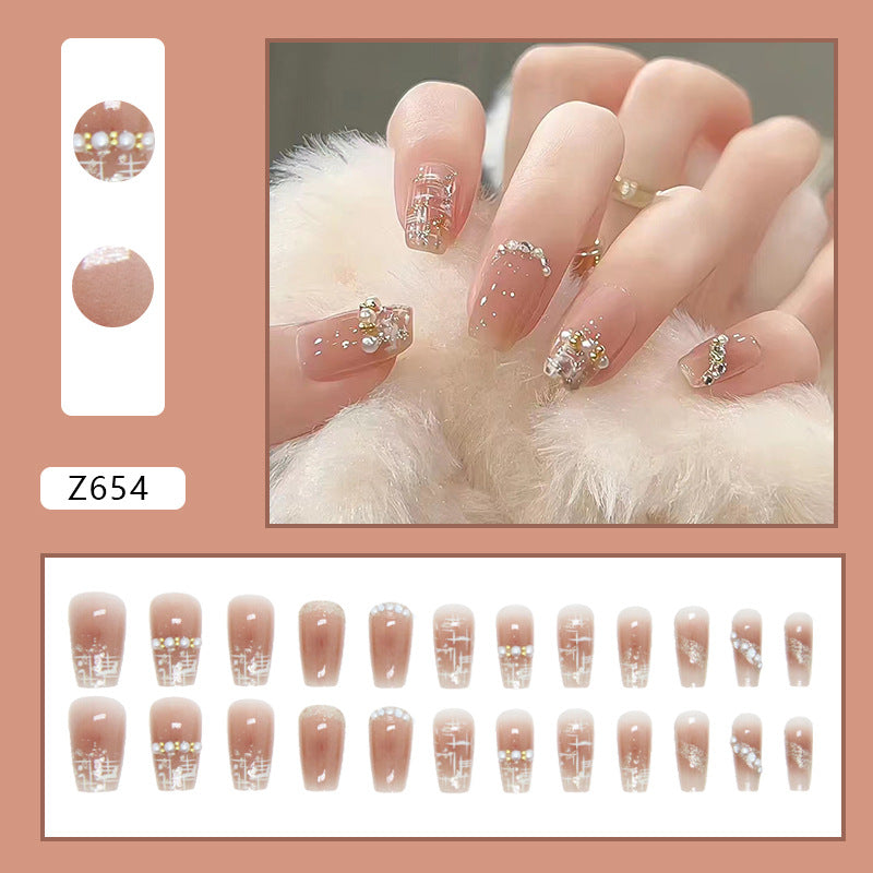 No.F8 Cute Short Fingernails Patch 24pcs/Set