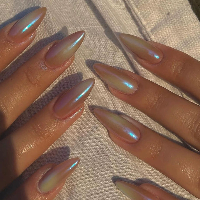 No.F347 Colorful Aurora Fingernails Patch 24pcs/Set