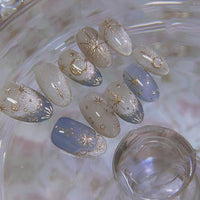 No.F535 Star Cat's Eye Fingernails Patch 24pcs/Set