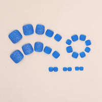 No.259 Blue Strobe Toenails Patch 24pcs/Set