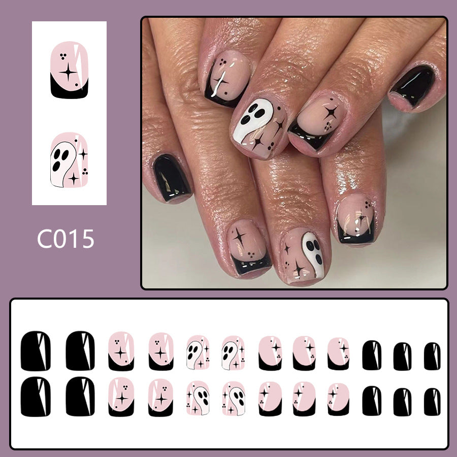 No.AW42 Halloween Cute Fingernails Patch 24pcs/Set