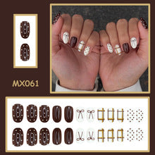 No.F758 Cute Bow Fingernails Patch 24pcs/Set