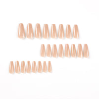 No.F181 Cute Nude Fingernails Patch 24pcs/Set