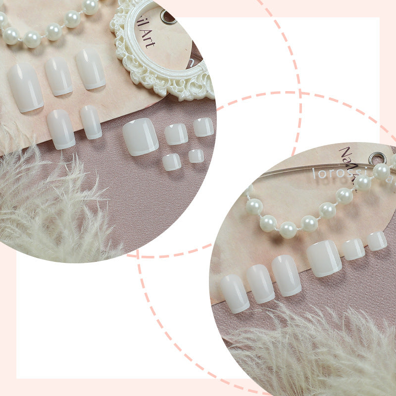 No.PSN110 White Hand & Toe Pair Set-48pcs