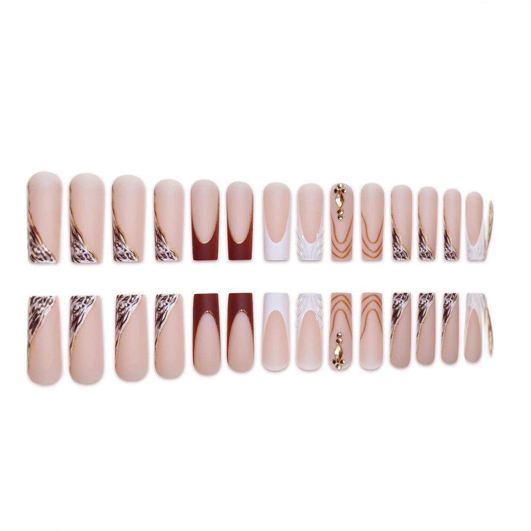 No.F677 Flash Fingernails Patch 24pcs/Set