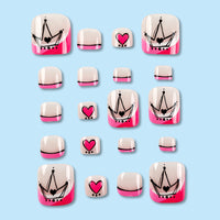 No.281 Love Crown Toenail Patch 24pcs/Set