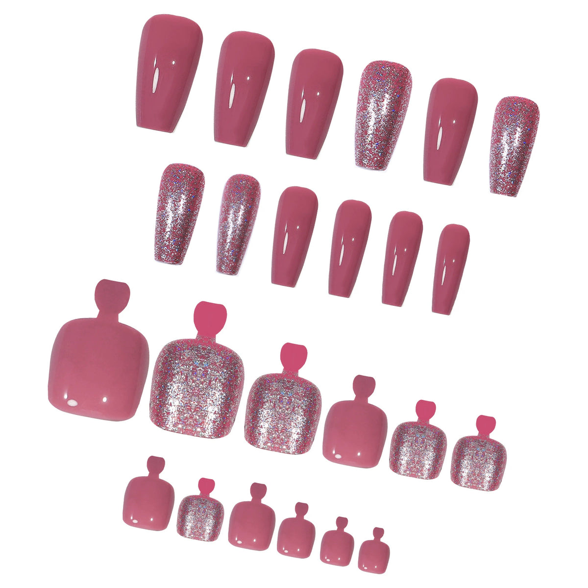 No.PSN42 Fashion Hand & Toe Pair Set-48pcs