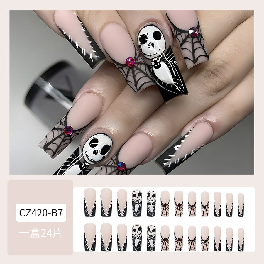 No.AW116 Halloween Fashion Fingernails Patch 24pcs/Set