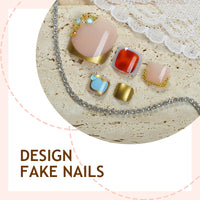 No.651 Leopard Print Toenails Patch 24pcs/Set