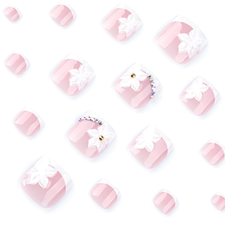 No.PSN117 Flower Hand & Toe Pair Set-48pcs