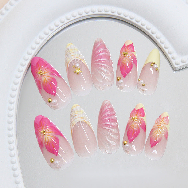 No.F446 Sweet Shell  Fingernails Patch 24pcs/Set
