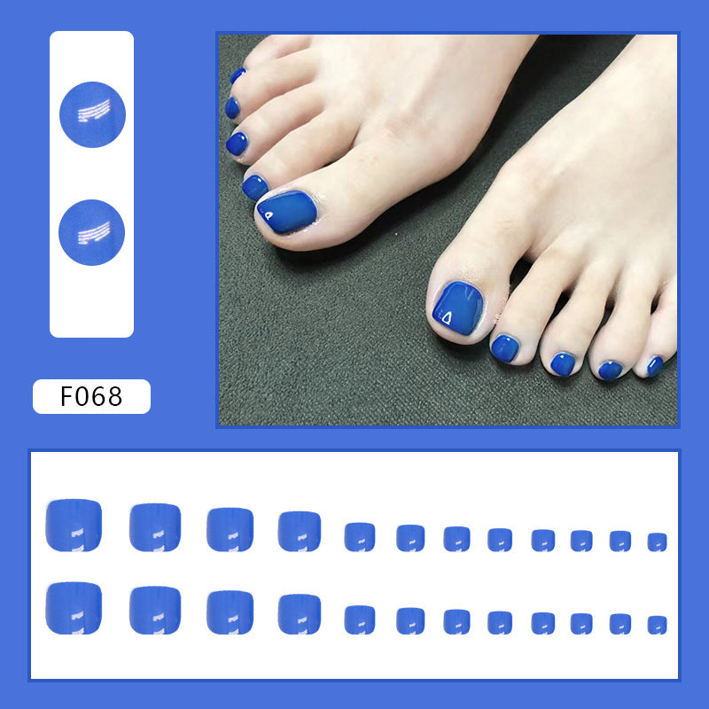 No.249 Sea Blue Toenails Patch 24pcs/Set