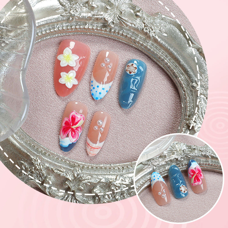 No.BH35 Sweet Flower Fingernails Patch 30pcs/Set