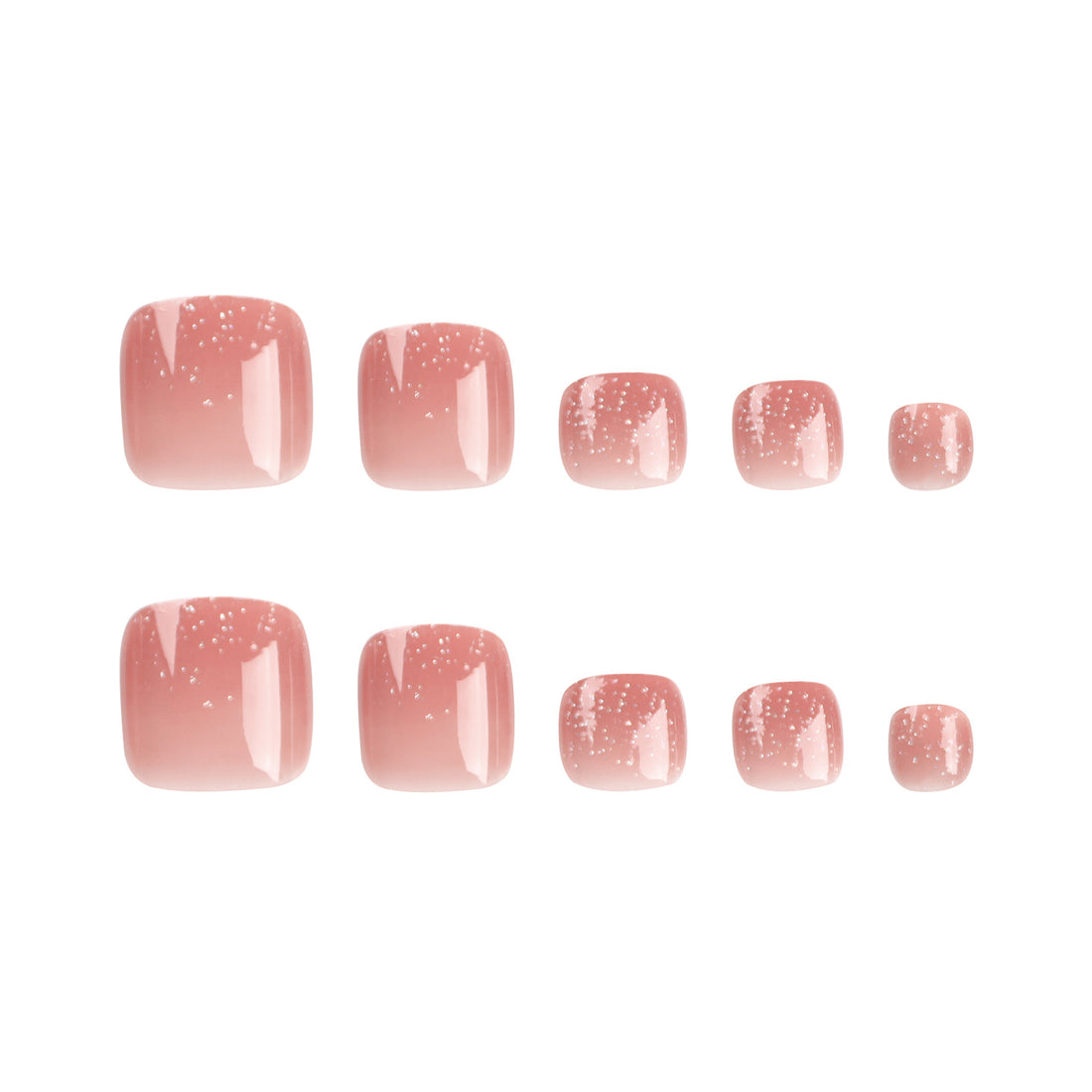 No.203 Gradient Pure Desire Toenails Patch 24pcs/Set