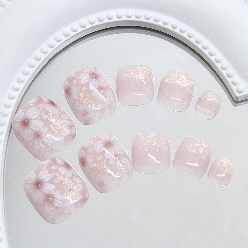 No.529 Flower Toenails Patch 24pcs/Set