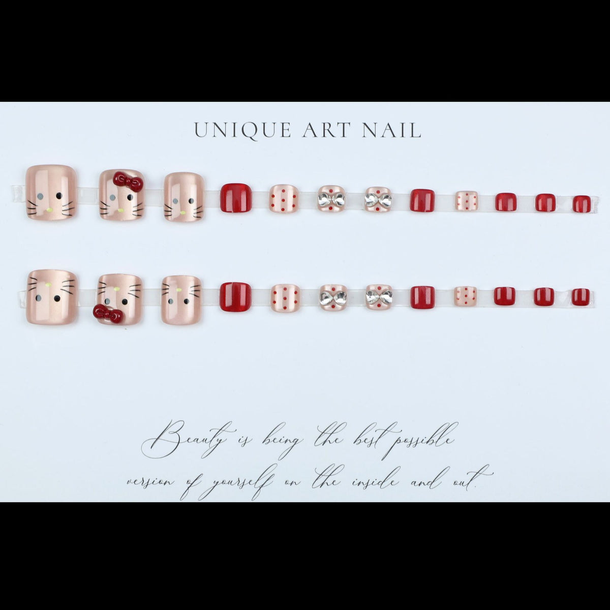 No.733 Cute Toenails Patch 24pcs/Set