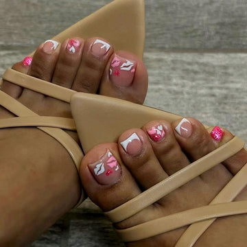 No.545 Lips Heart Toenails Patch 24pcs/Set