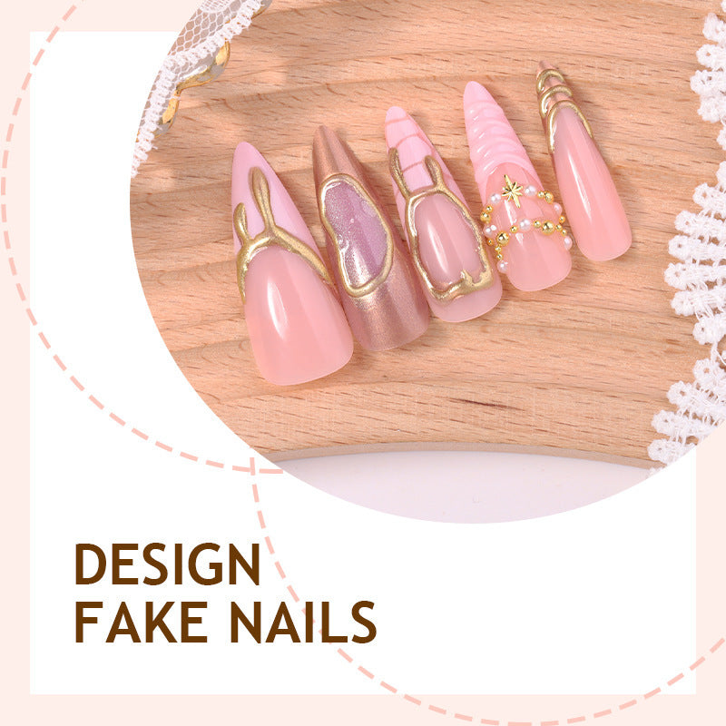 No.F613 Flower Fingernails Patch 30pcs/Set