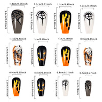 No.AW3 Halloween Spider Fingernails Patch 24pcs/Set