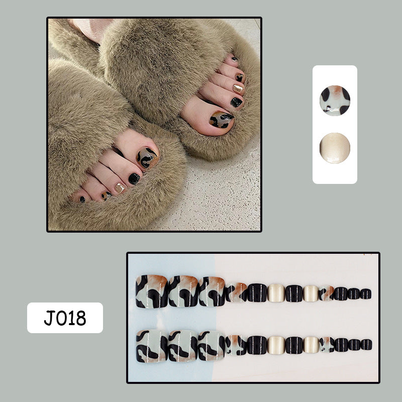 No.375 Brown Toenails Patch 24pcs/Set