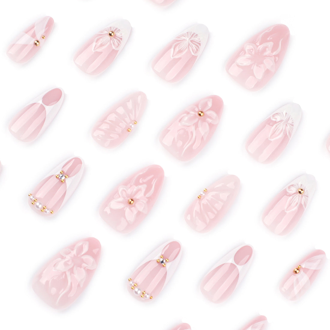 No.PSN117 Flower Hand & Toe Pair Set-48pcs