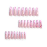 No.F180 Cute Love Long Fingernails Patch 24pcs/Set