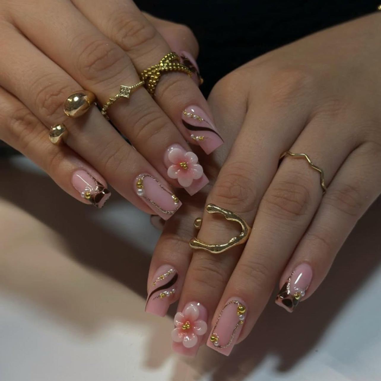 No.F587 Fashion Fingernails Patch 24pcs/Set