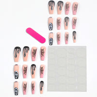 No.AW115 Halloween Ghost Spider Fingernails Patch 24pcs/Set