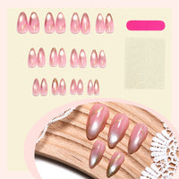 No.F568 Lcy Waves Cat's Eye Fingernails Patch 24pcs/Set