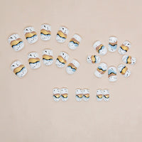 No.F19 Short Fingernails Patch 24pcs/Set