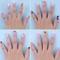 No.KD13 Halloween Mini Kids Press on Fingernails 24pcs/Set