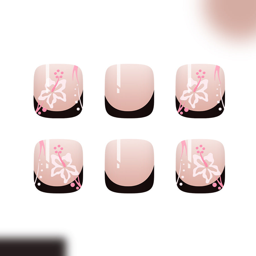 No.631 Flowers Toenails Patch 24pcs/Set
