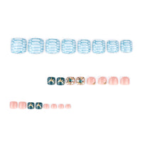 No.682 Diamond Toenails Patch 24pcs/Set