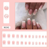 No.F56 Romantic Simplicity Fingernails Patch 24pcs/Set