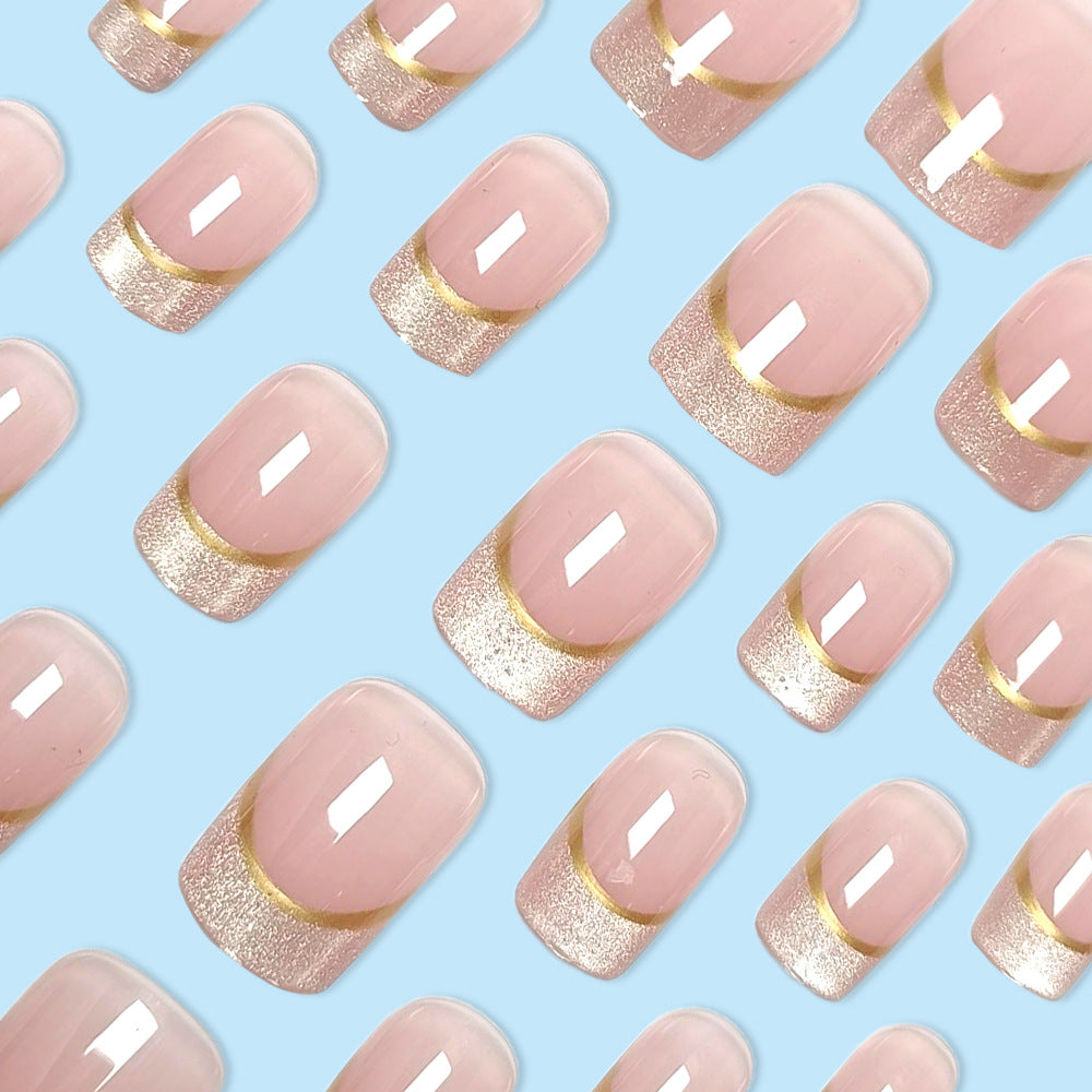No.F736 Glitter Fingernails Patch 24pcs/Set
