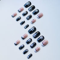 No.CM75 Christmas Snowflake Fingernails Patch 24pcs/Set