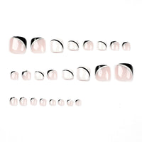 No.223 Black&White Cute Toenails Patch 24pcs/Set