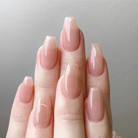 No.F121 Nude Fingernails Patch 24pcs/Set