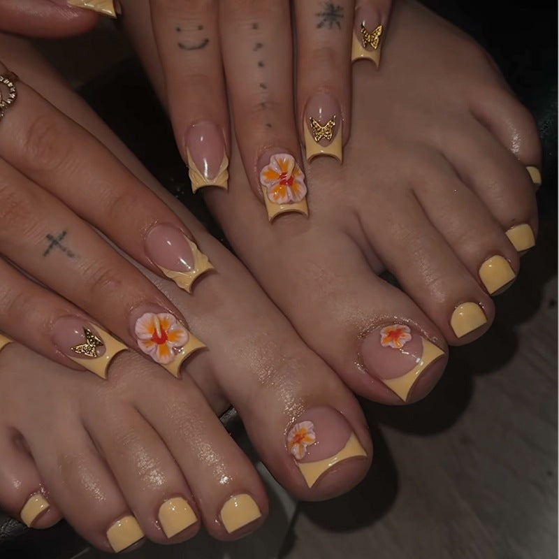 No.PSN194 Flower Hand & Toe Pair Set-48pcs