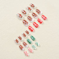 No.CM55 Christmas Cute Fingernails Patch 24pcs/Set