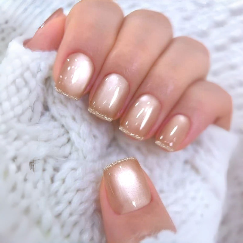 No.F734  Fashion Cat's Eye Fingernails Patch 24pcs/Set