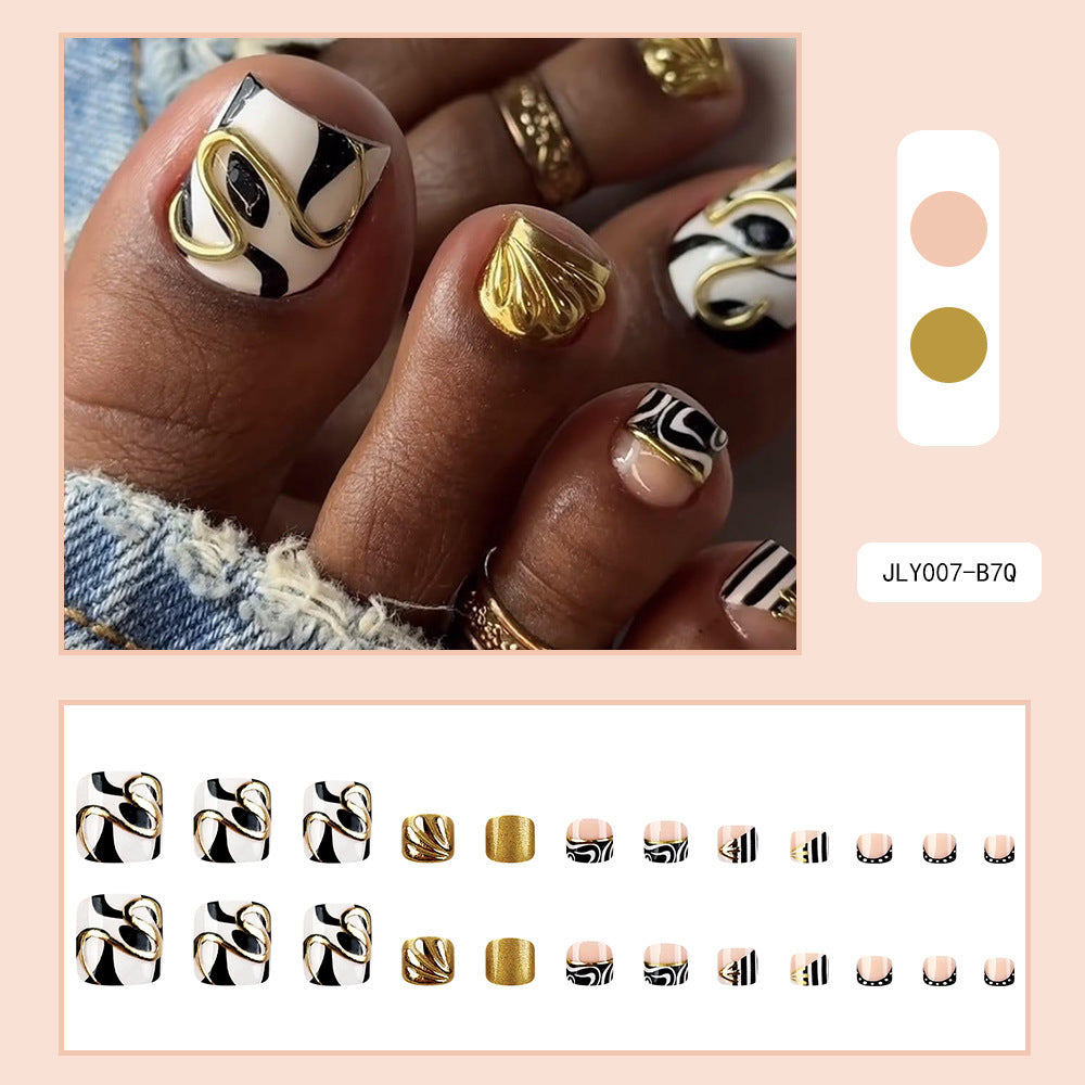 No.810 Fashion Toenails Patch 24pcs/Set