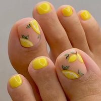 No.305 Cartoon Lemon Toenail Patch 24pcs/Set