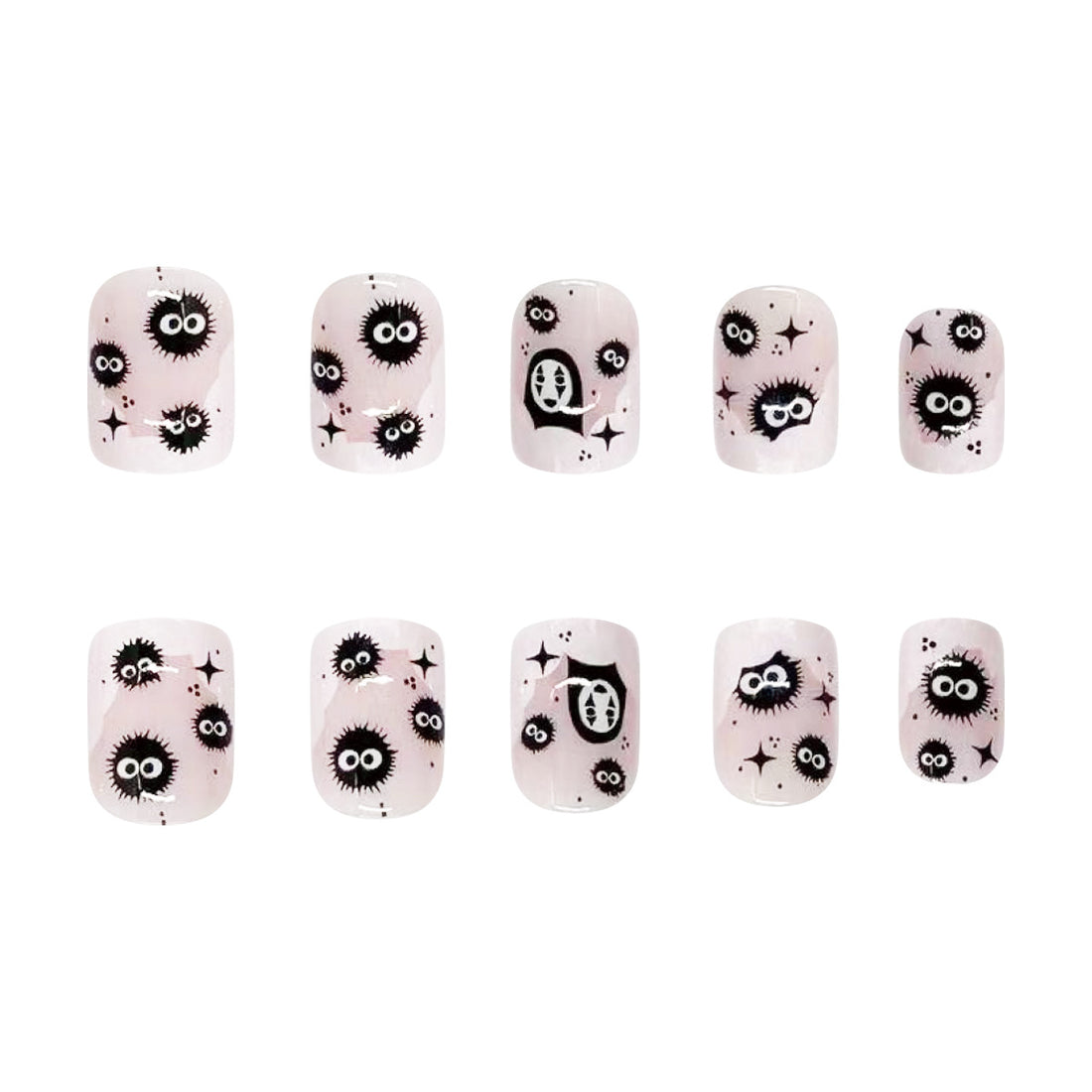 No.AW97 Halloween Short Cute Fingernails Patch 24pcs/Set