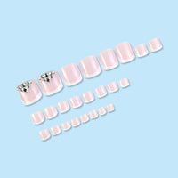 No.291 Pure Desire Rhinestone Toenail Patch 24pcs/Set