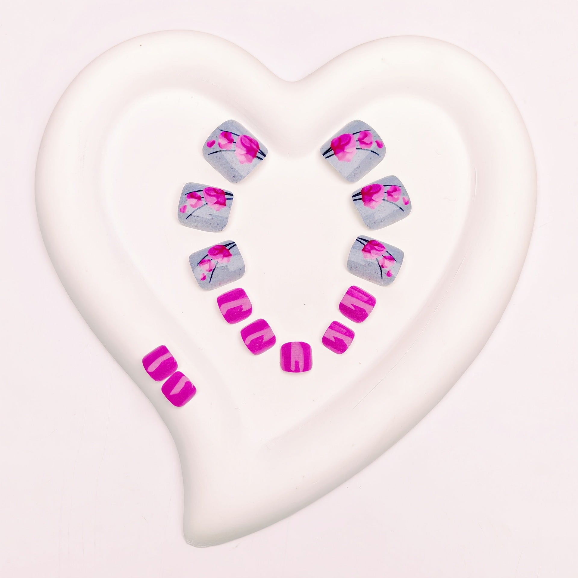 No.751 Flower Toenails Patch 24pcs/Set