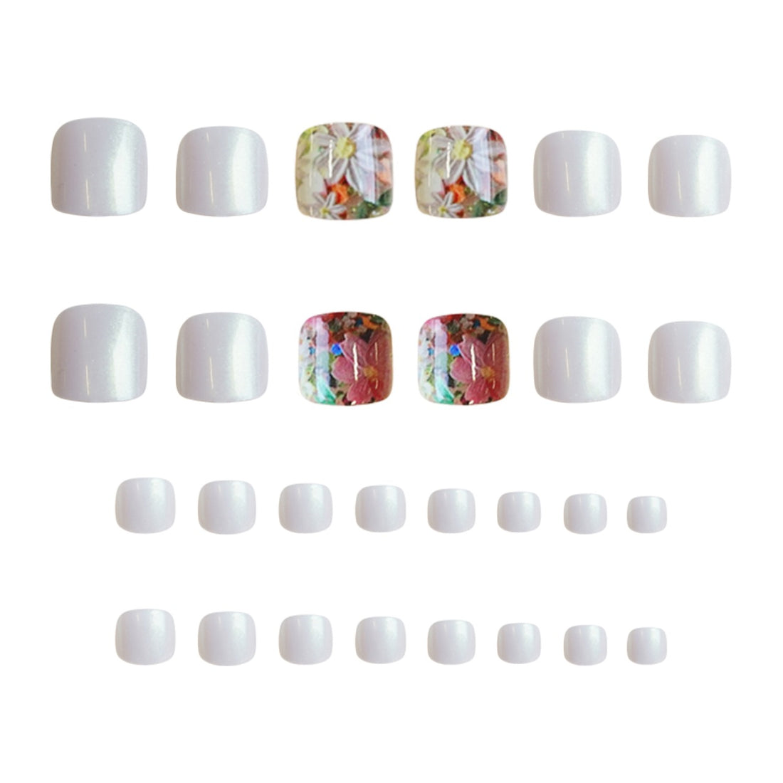 No.669 Colorful Toenails Patch 24pcs/Set