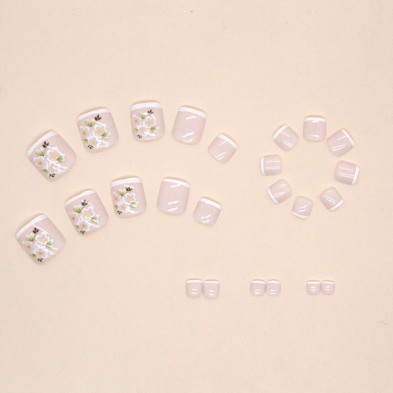 No.595 Print Toenails Patch 24pcs/Set